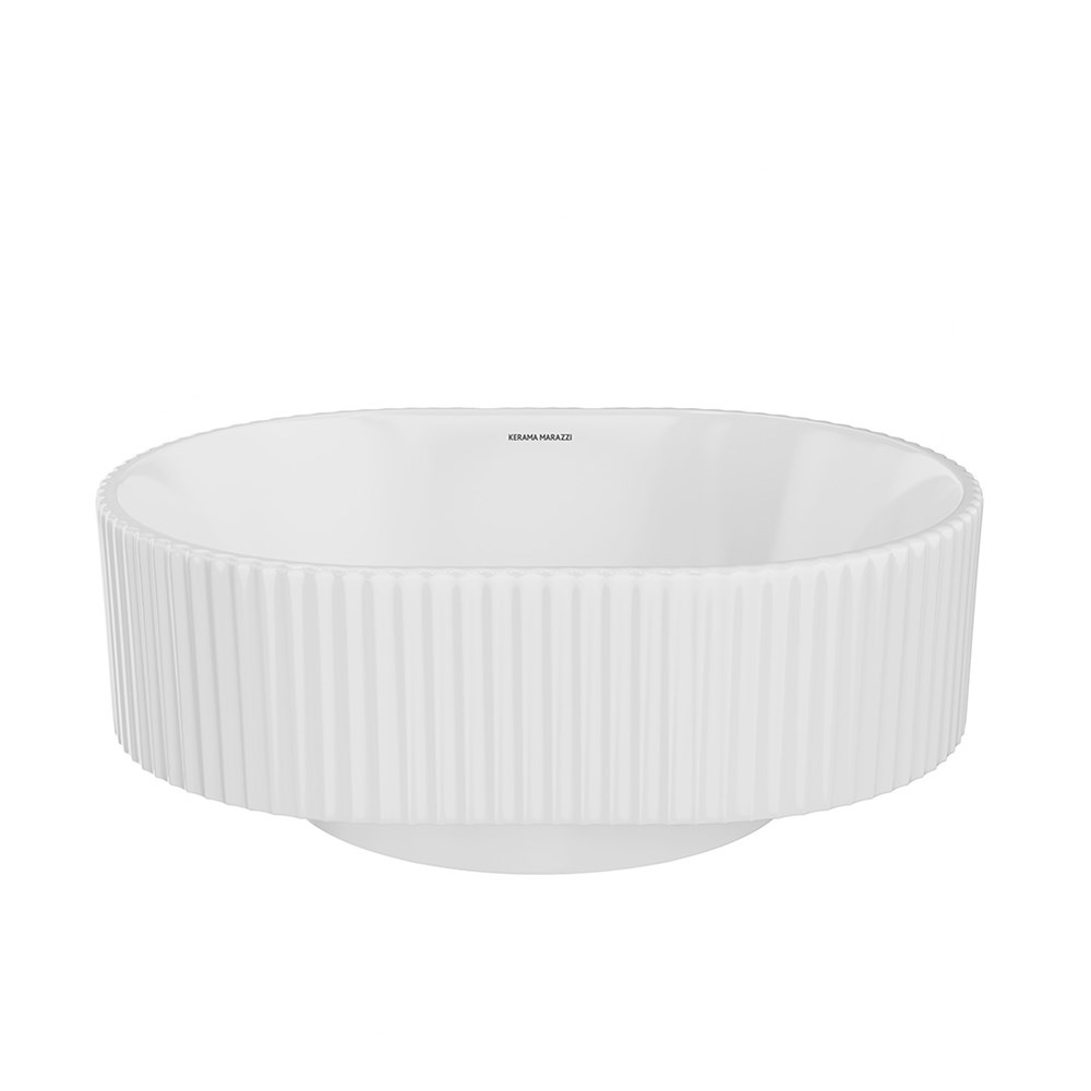 VE.wb.50/WHT Раковина ARTBASIN Vento/АртБейзин Венто накладная 50, белая глянцевая арт. 117447