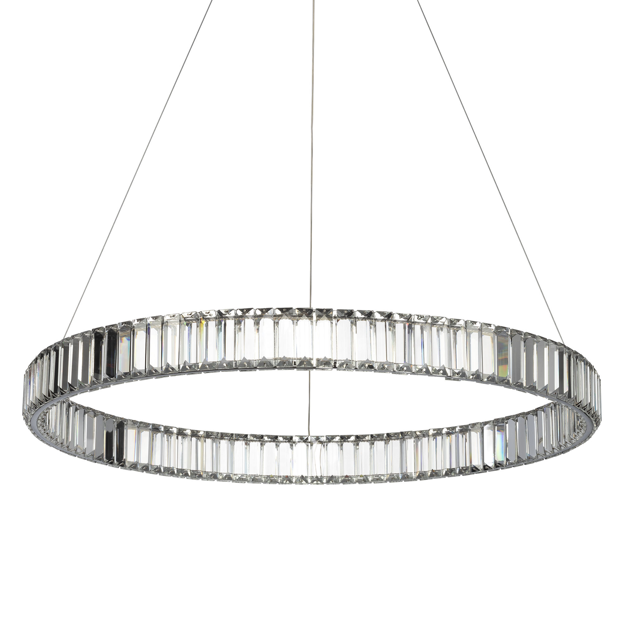 Citilux Чезаре CL338181 LED Люстра хрустальная с пультом Хром арт. 89038
