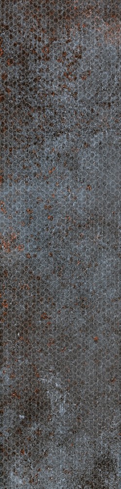 Плитка Metallo Nero Strong Ret 30х120 см (9 мм) арт. 128447
