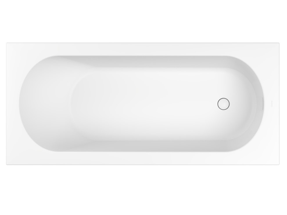 WHITECROSS Gin Ванна из искуственного камня SolidSurface 175x80 см, белый матовый арт. 32540