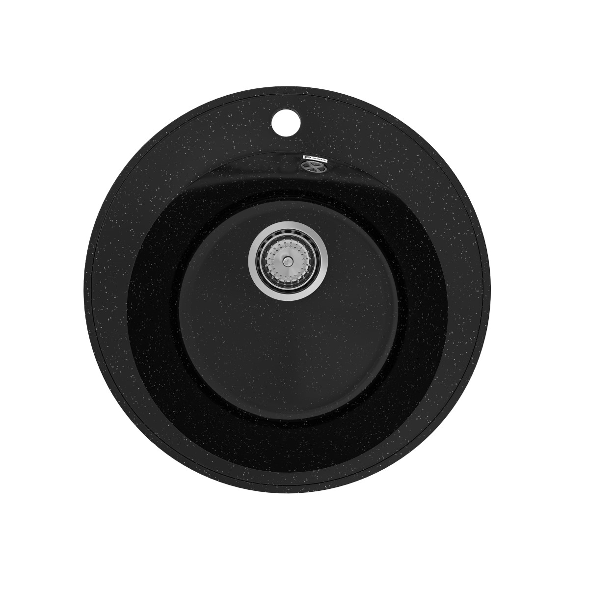 Кухонная мойка Practik PR-M-475-004 (без сифона), черный оникс арт. 185201