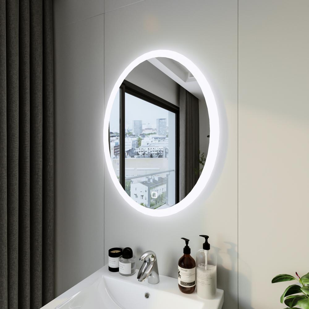 Зеркало Бриклаер Эстель-3 60 с подсветкой LED, сенсор на зеркале арт. 178675