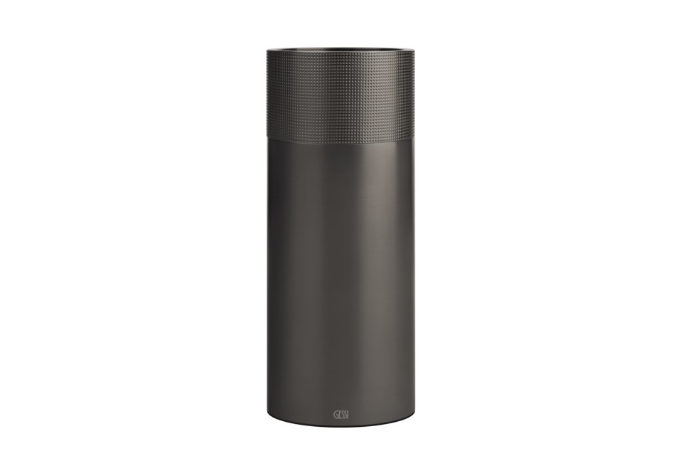 GESSI HOME Ваза для интерьера, Ø165хH400 мм, CESELLO/707 Black Metal Br. PVD арт. 31431