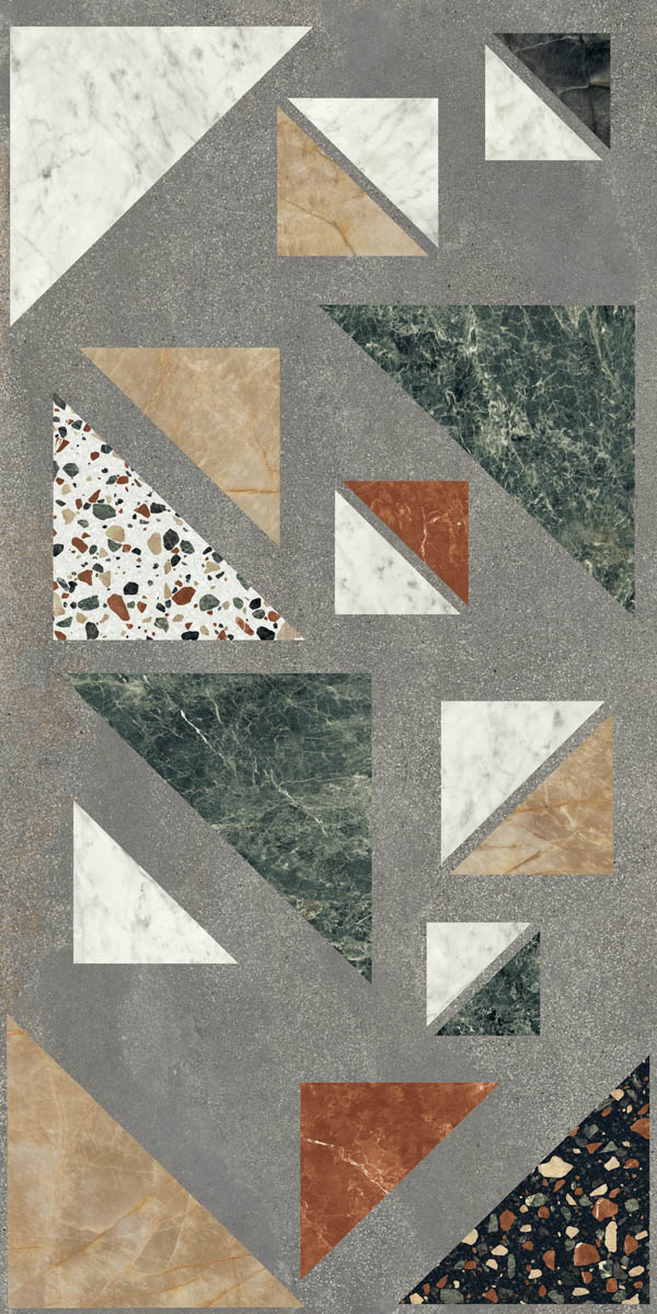 Керамогранит  BLEND CONCRETE GREY COMBO RET 60X120 арт. 85015