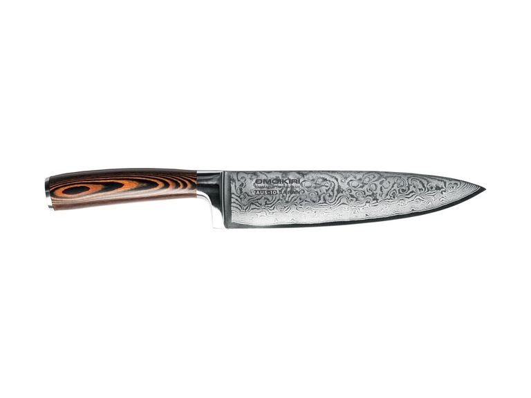 OMOIKIRI Damascus Suminagashi Нож шеф, 203 мм, сталь VG-10 c обкладками из 66 слоев/пакка-ламинат арт. 40503