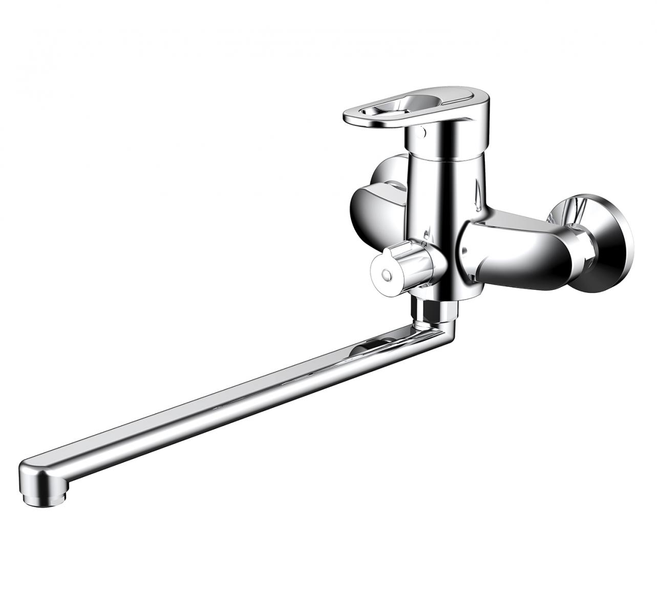Смеситель для ванны Bravat LOOP F6124182CP-02L-RUS, хром арт. 167431