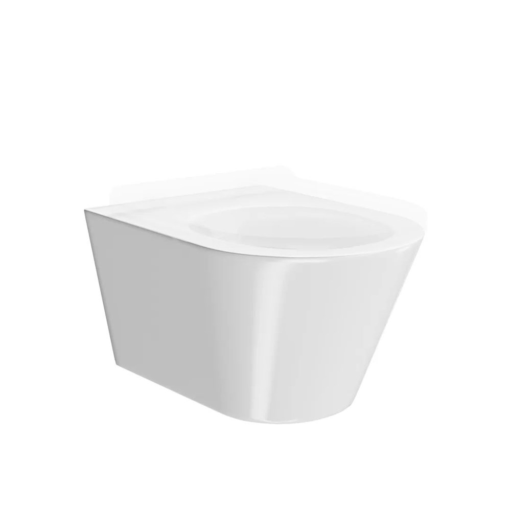 KMPMWc53GWh2 Унитаз Plaza Modern/Плаза Модерн подвесной безободковый, белый глянцевый арт. 121584