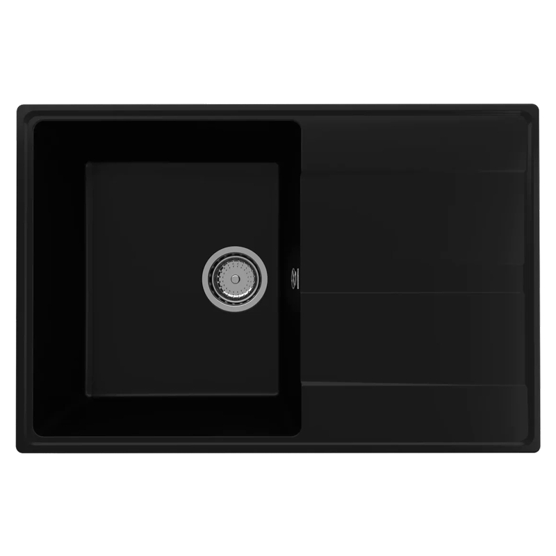 Кухонная мойка Ulgran Quartz Prima 750-07, уголь арт. 184881