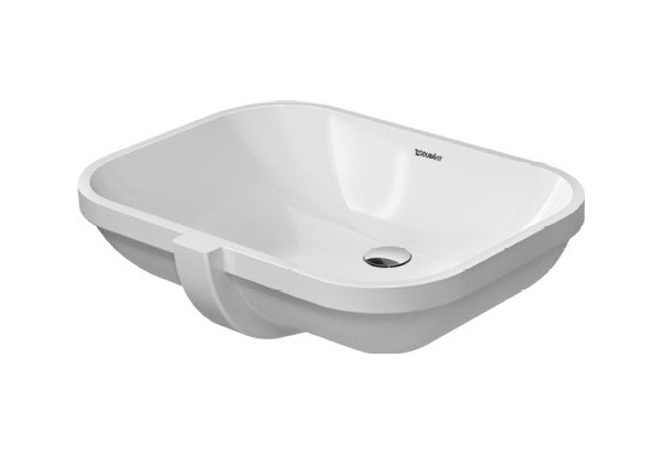 DURAVIT D-CODE Раковина встраиваемая с переливом, без площадки под смеситель, 560x400 мм, белый арт. 36601