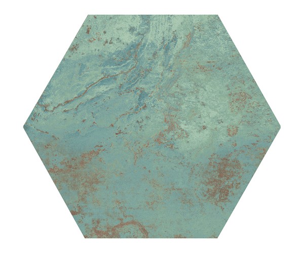 APAVISA ZINC GREEN NATURAL HEXAGON 25x29 G-7230 арт. 42139