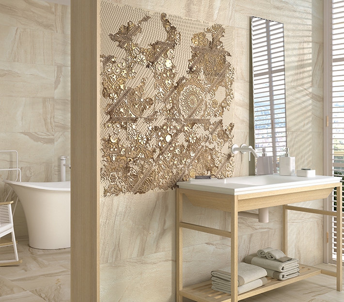 RECT. 1201 BEIGE 40X120 DECOR арт. 78439