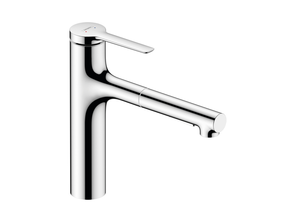 HANSGROHE Zesis M33 Кухонный смеситель однорычажный, 160 с вытяжным душем, 2jet, sBox lite, хром арт. 40354