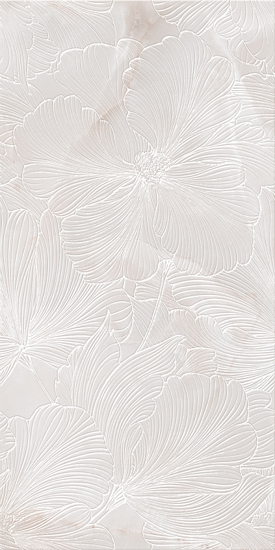 Керамическая плитка Оникс белый цветы / Плитка 31.5*63  Onix blanco fiori 33 9шт/кор арт. 73330