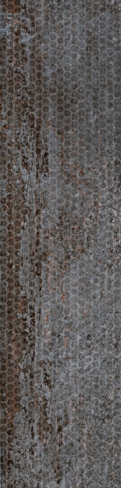 Плитка Metallo Nero Strong Ret 30х120 см (9 мм) арт. 128447