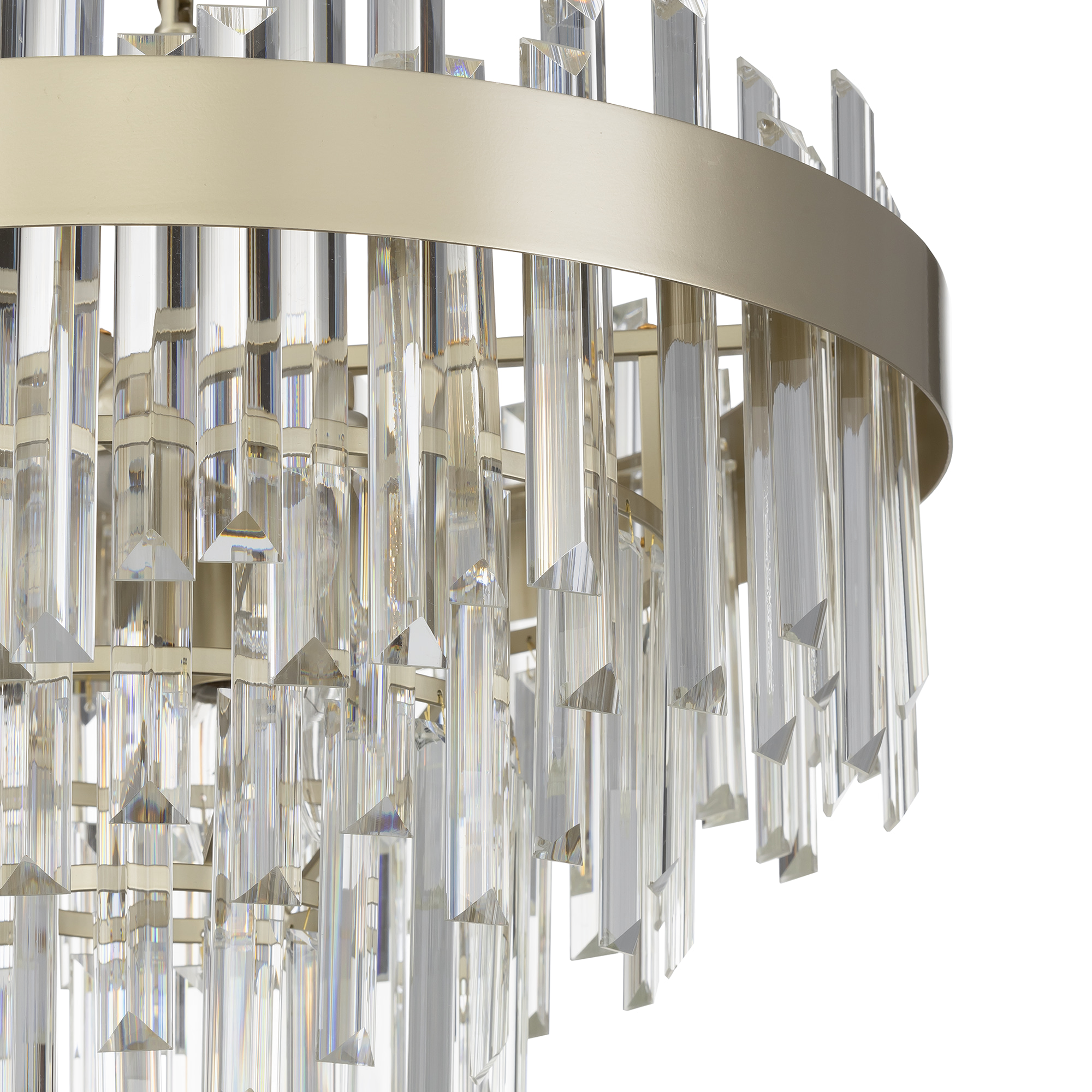 Citilux Лаура CL301262 Люстра хрустальная подвесная Шампань арт. 88956