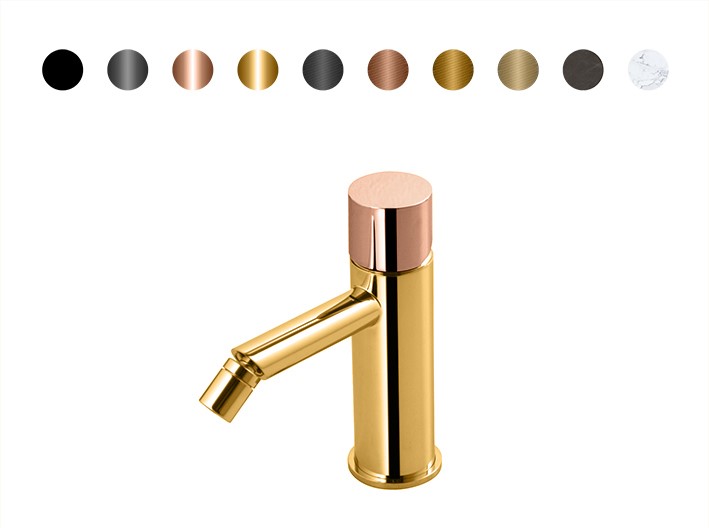 NOKEN ROUND CUSTOM Смеситель для биде, 5 л/мин, с ДК, золото/colors арт. 57939