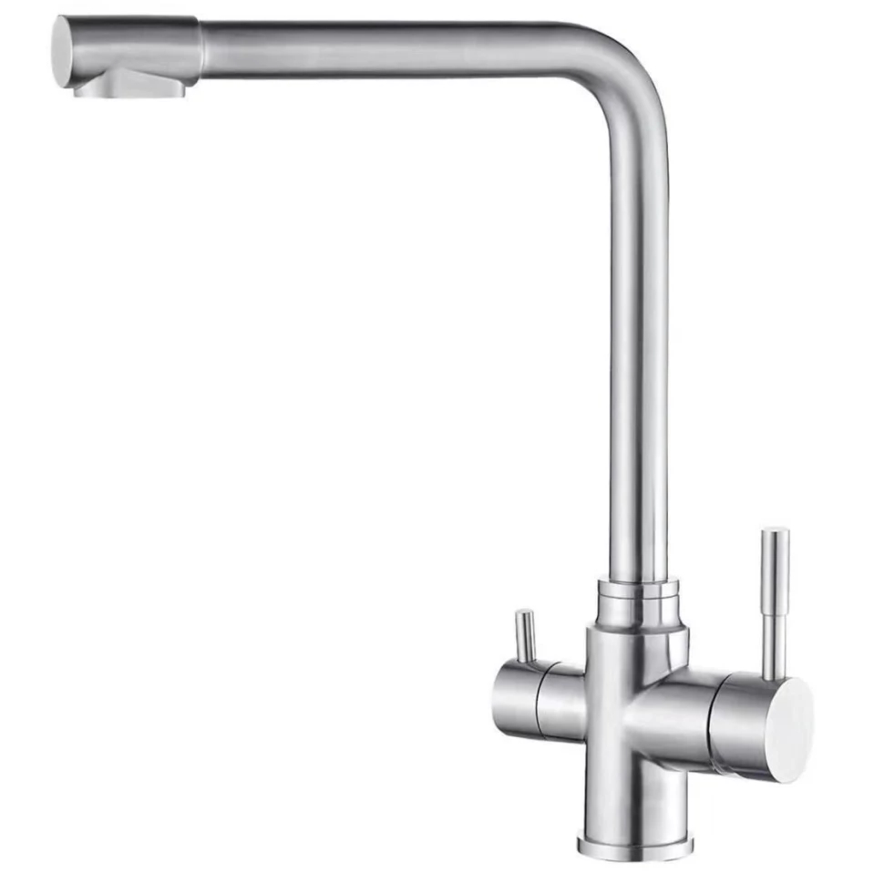 Смеситель для кухни с подключением к фильтру Fmark FS0562, сатин арт. 170899