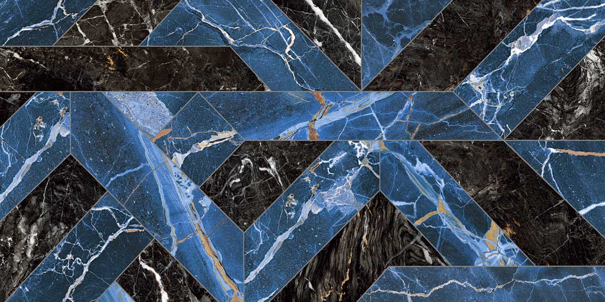 Керамогранит RHAPSODY OUTLINE BLUE LEV RET 60X120 арт. 84776