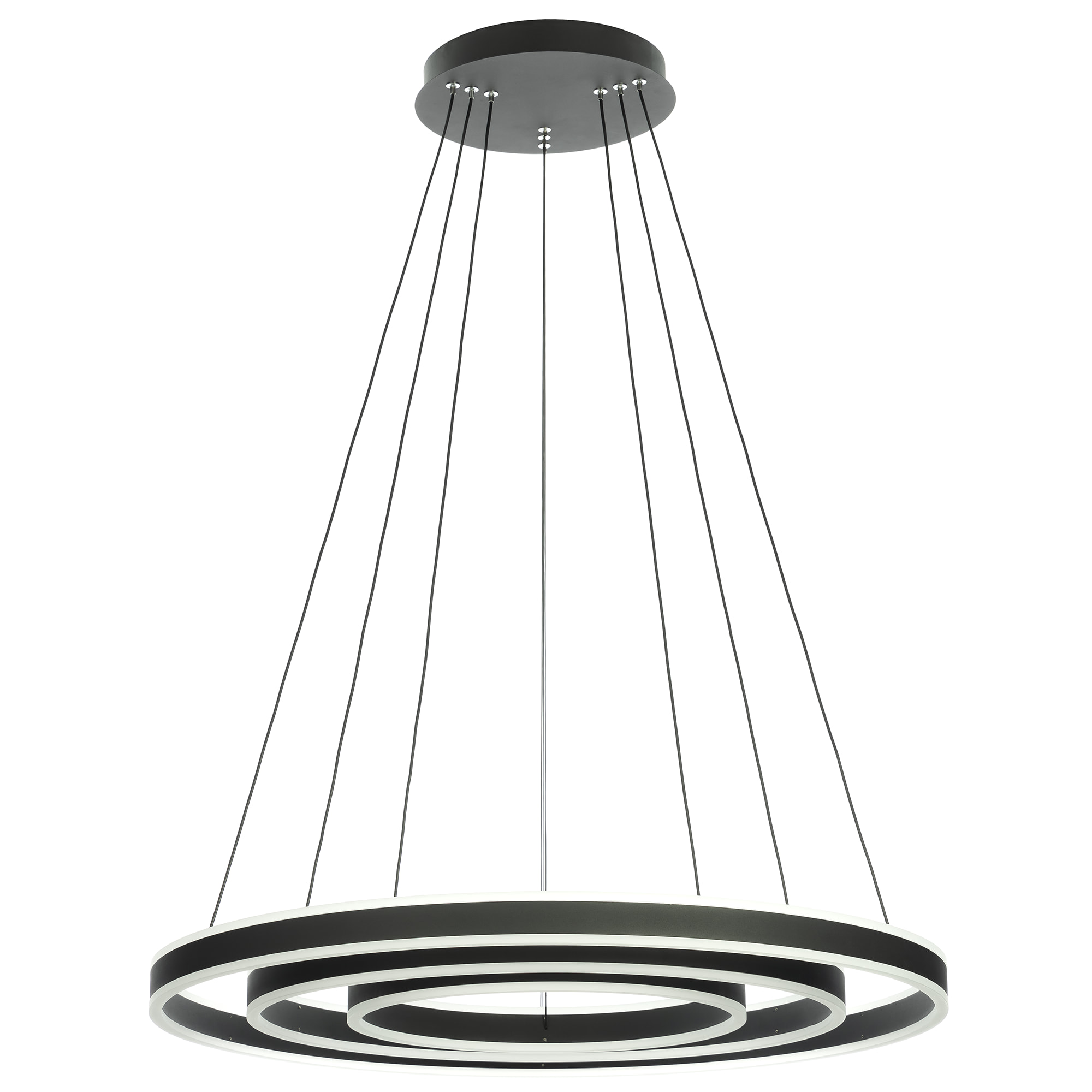 Citilux Дуэт CL719681 LED Люстра подвесная с пультом Чёрная арт. 89011