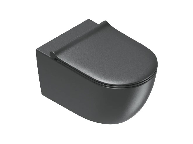 CATALANO SFERA Унитаз подвесной Up-fix с системой смыва Silentech 2.0, 55×35 см, черный матовый арт. 89901