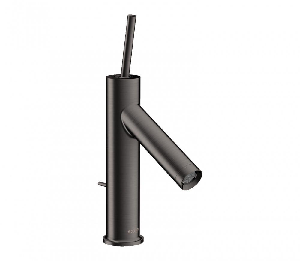 AXOR Starck Смеситель для раковины, однорычажный, 90, с тонкой рукояткой, с ДК, Brushed Black Chrome арт. 34826