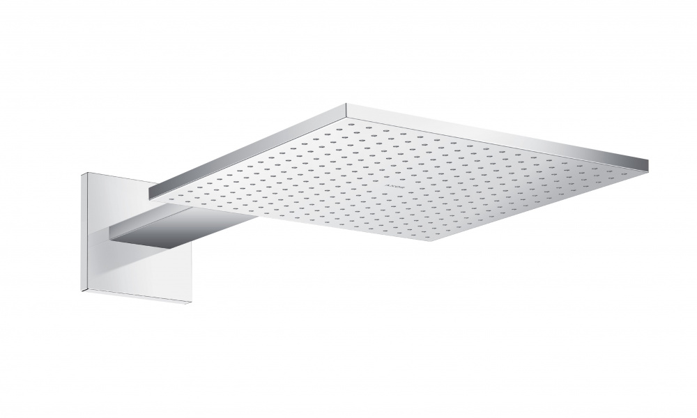 AXOR ShowerSolutions Верхний душ 300х300 2jet, с душевым держателем 450 мм, PowderRain, хром арт. 37955