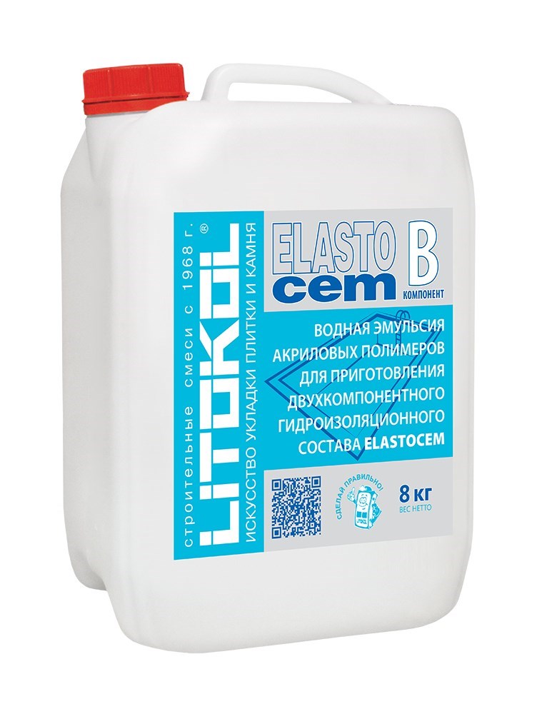 ELASTOCEM (А+B) белый компонент В (канистра 8 кг) арт. 201243