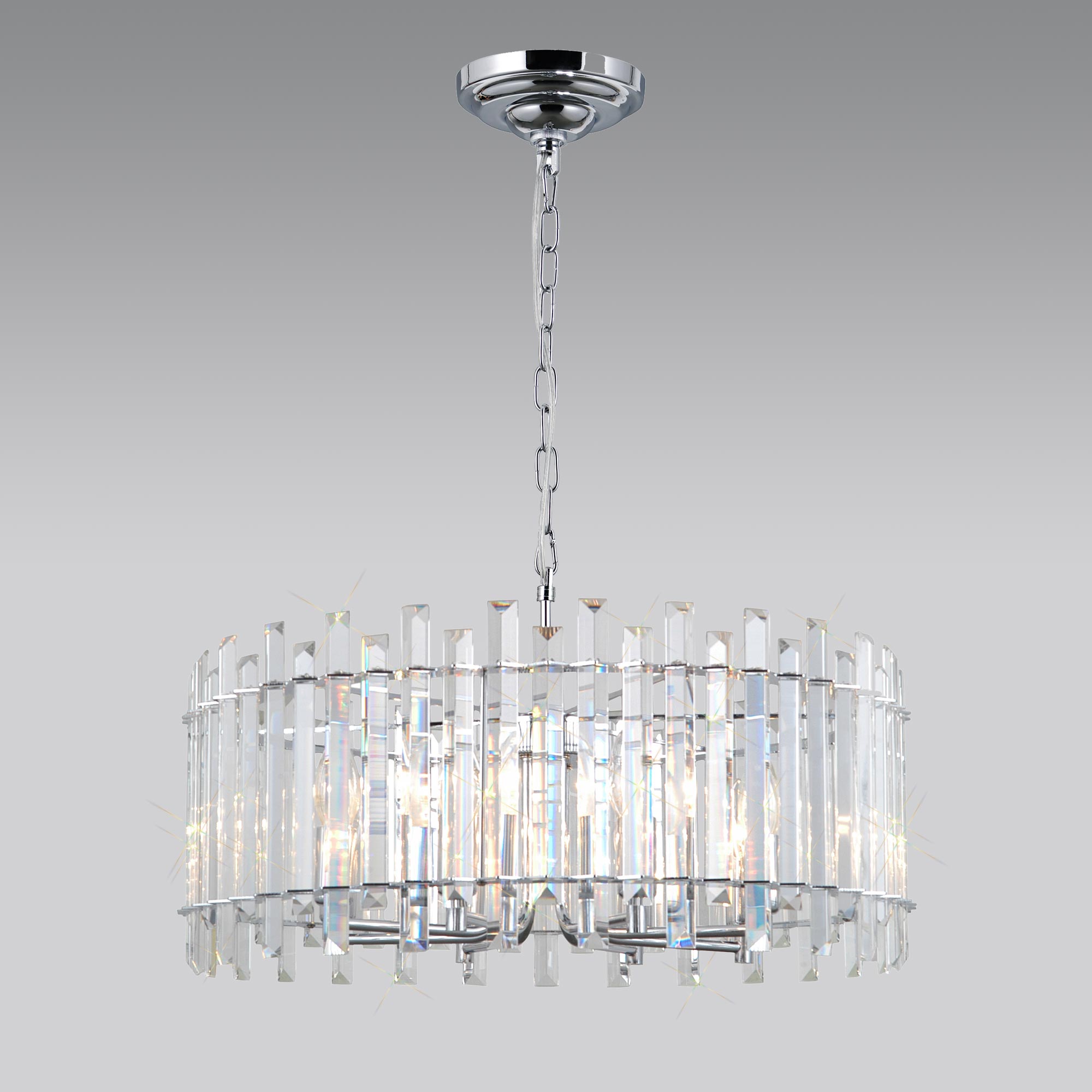 Citilux Ингвар CL334181 Люстра подвесная хрустальная Хром арт. 88770