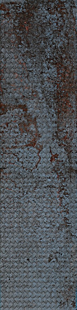 Плитка Metallo Nero Strong Ret 30х120 см (9 мм) арт. 128447