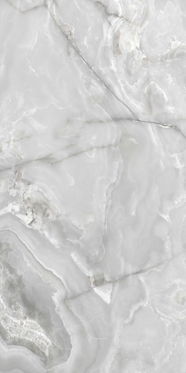 Керамогранит  ONYX&MORE SILVER ONYX SATIN 6MM R  120x240 арт. 84032
