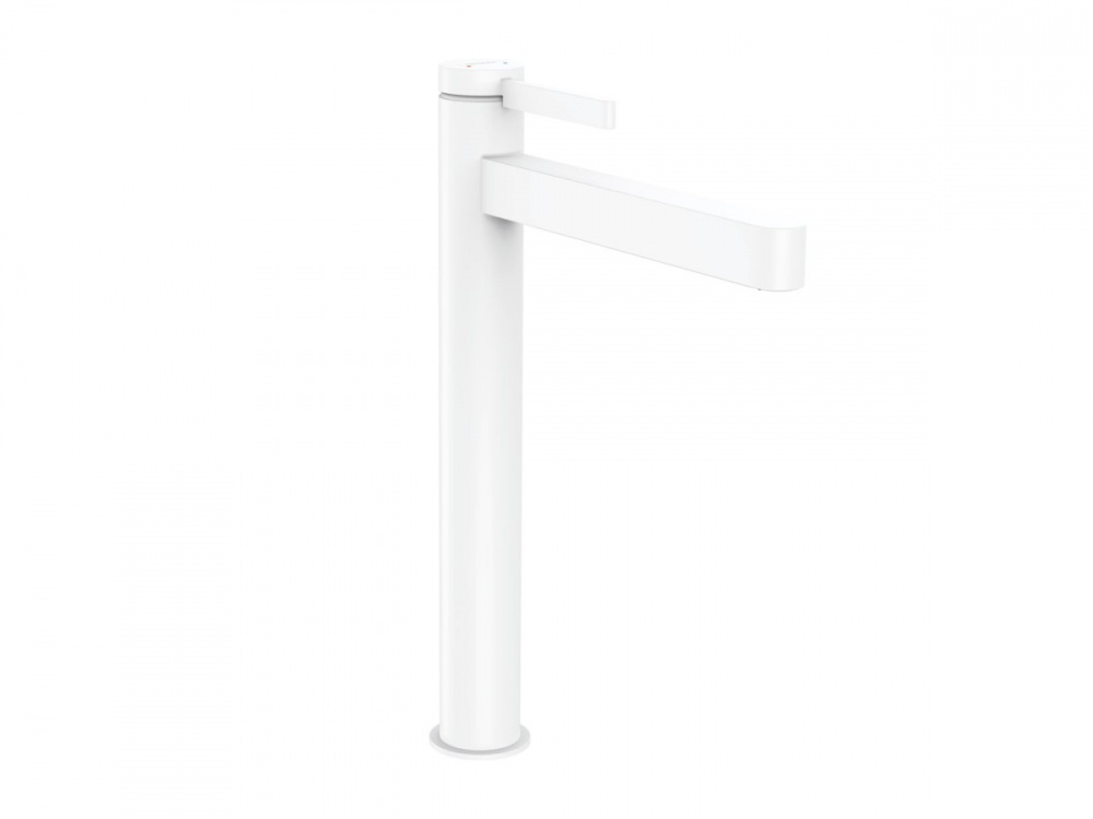 HANSGROHE Finoris Смеситель для раковины 260, однорычажный, с ДК Push-Open, матовый белый арт. 35272