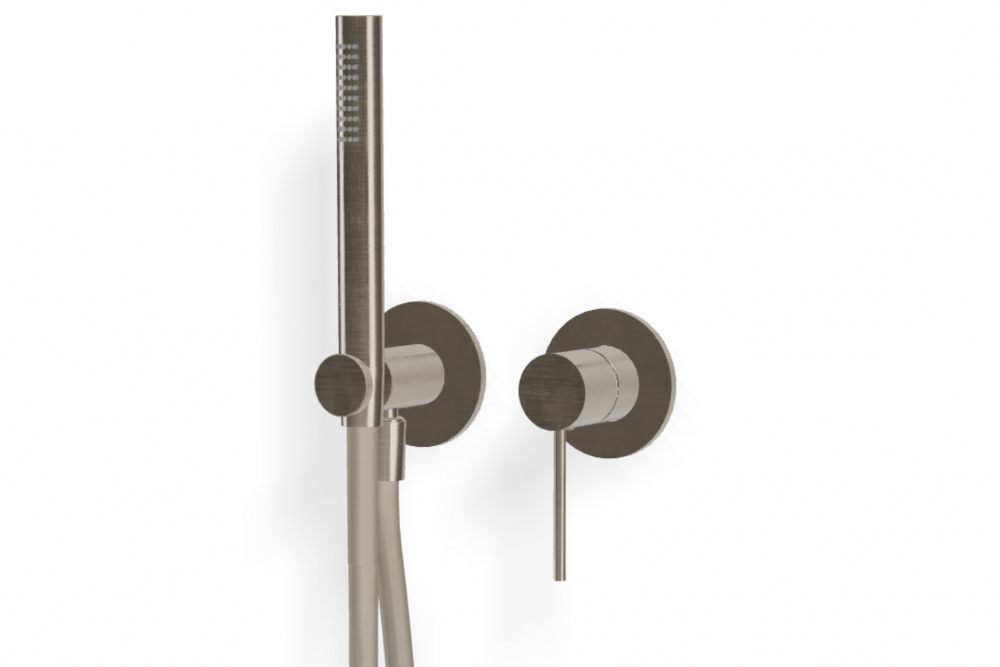 TREEMME Up+ Смеситель для душа скрытого монтажа с ручным душем, NF Brushed nickel арт. 39690