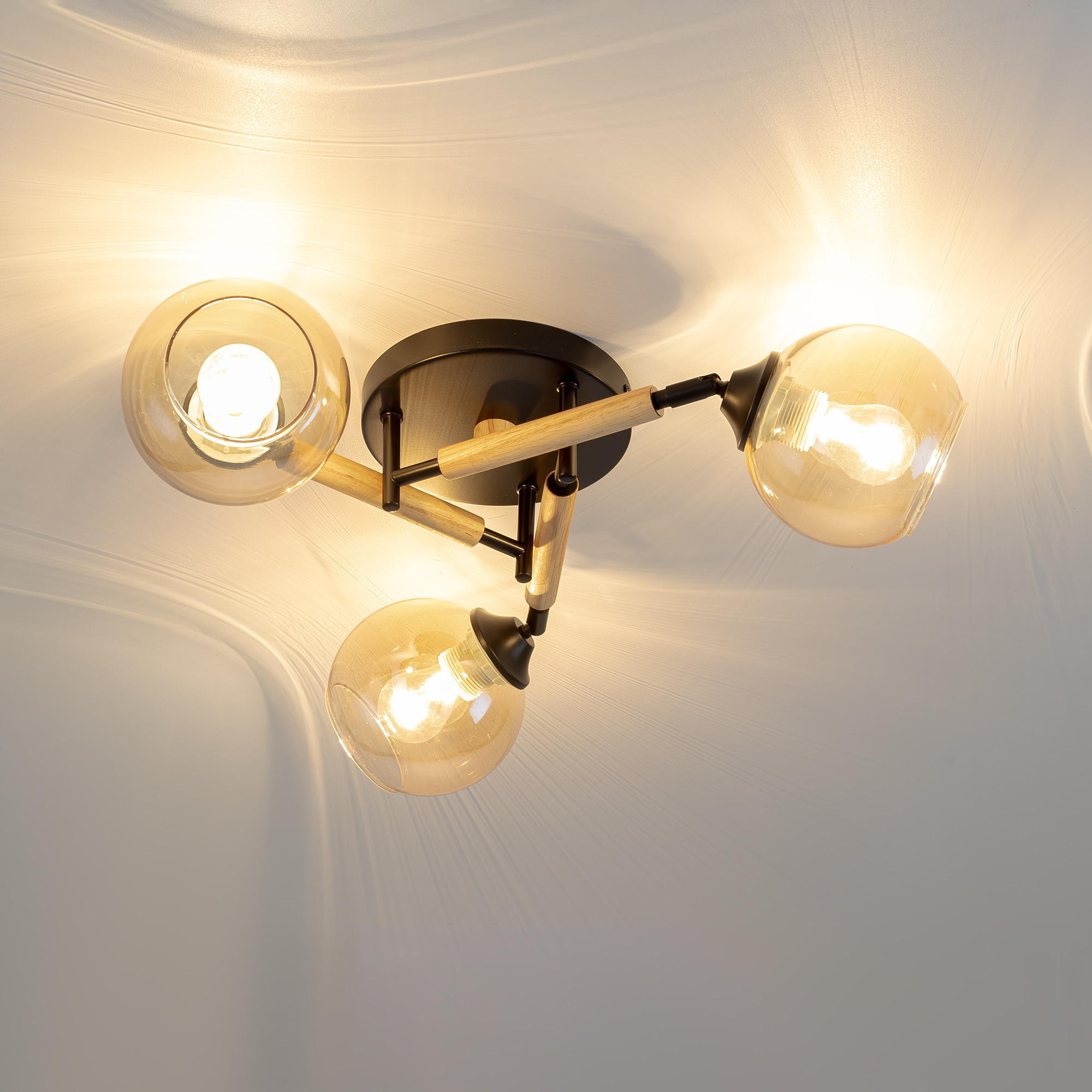 Citilux TIKA CL133131 Люстра поворотная Чёрная арт. 89475