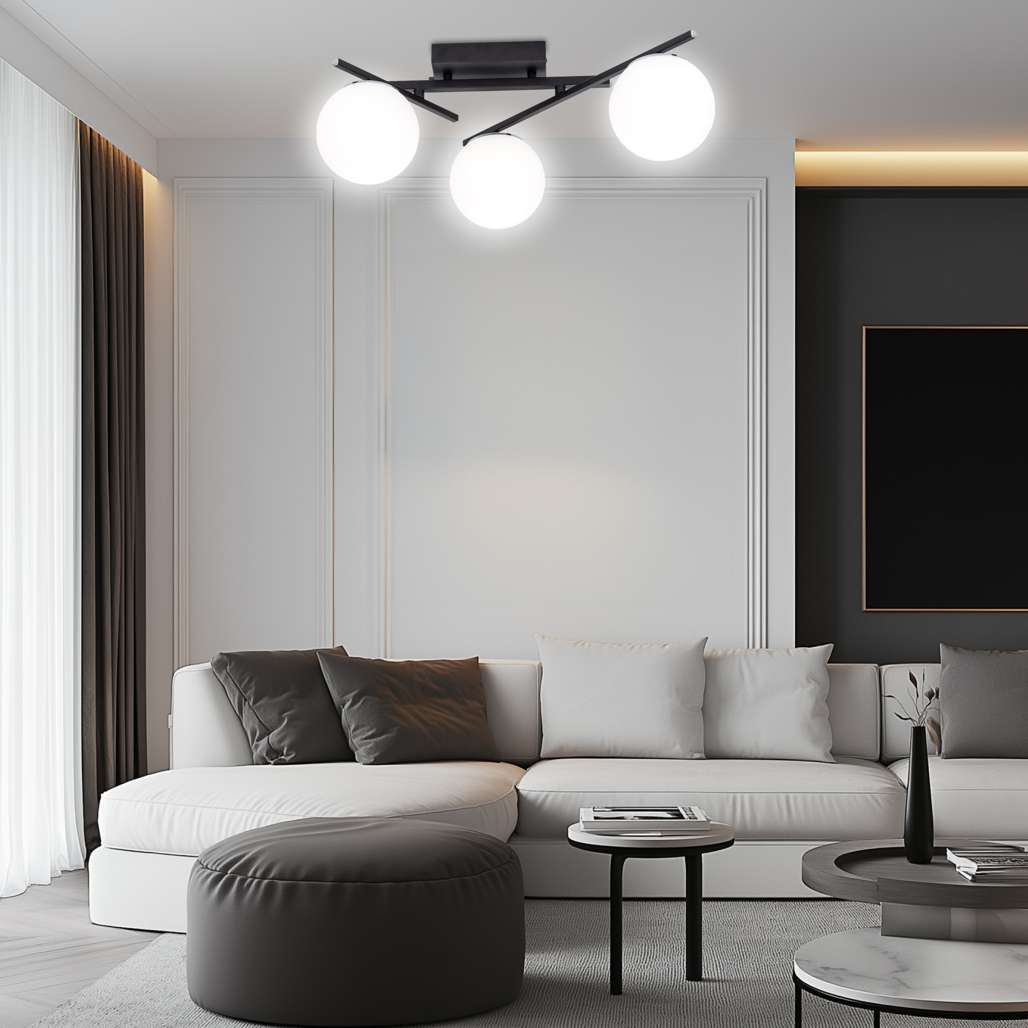 Citilux DORSY CL223132 LED Люстра поворотная Чёрная арт. 89404