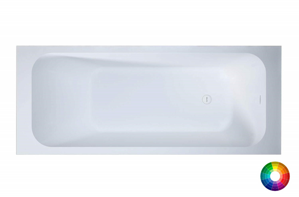 Salini ORLANDA KIT 170 Ванна встраиваемая 1700х800х600 мм, S-Sense, RAL глянцевый арт. 32160
