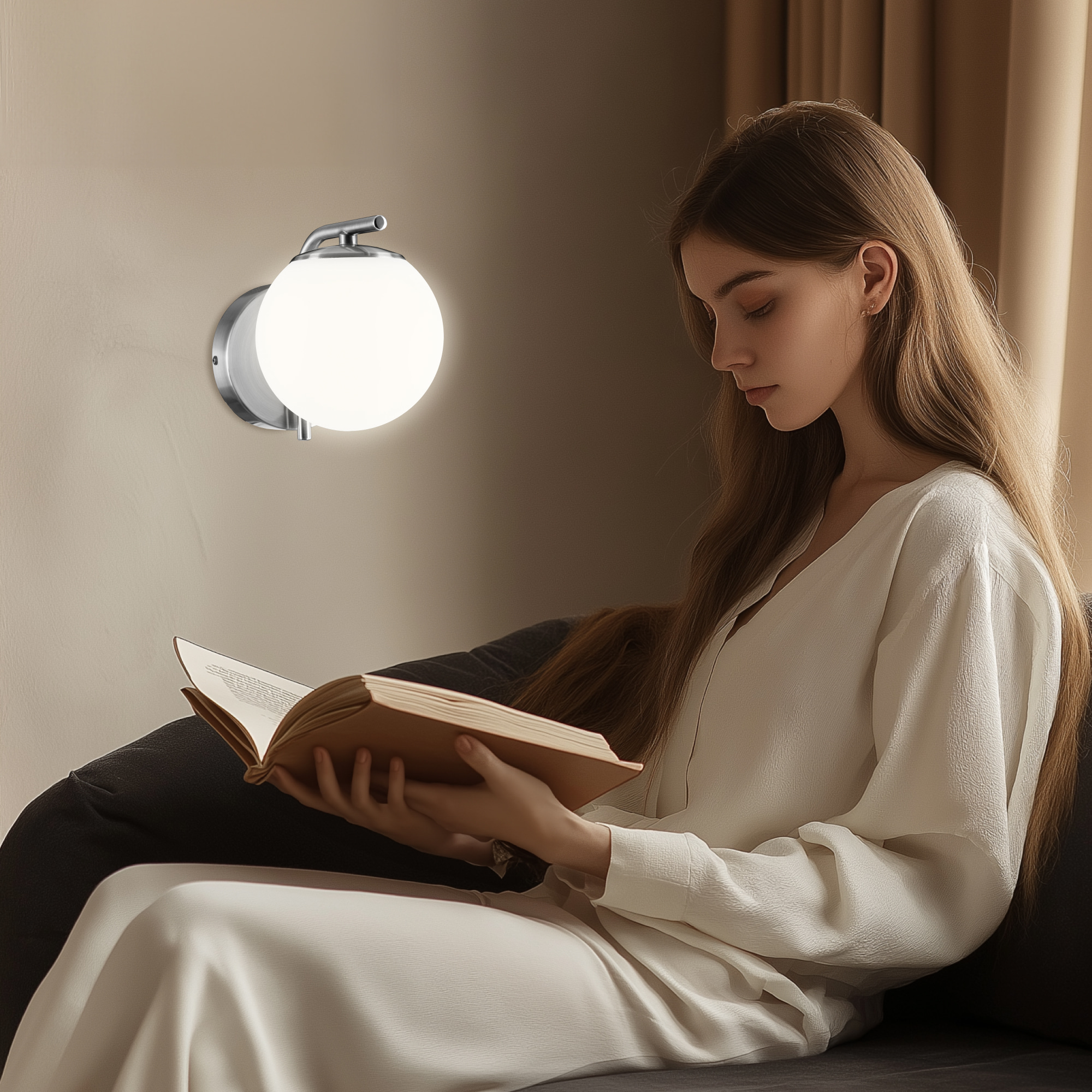 Citilux Адам Смарт CL228B311 LED Бра Матовый Хром арт. 88965