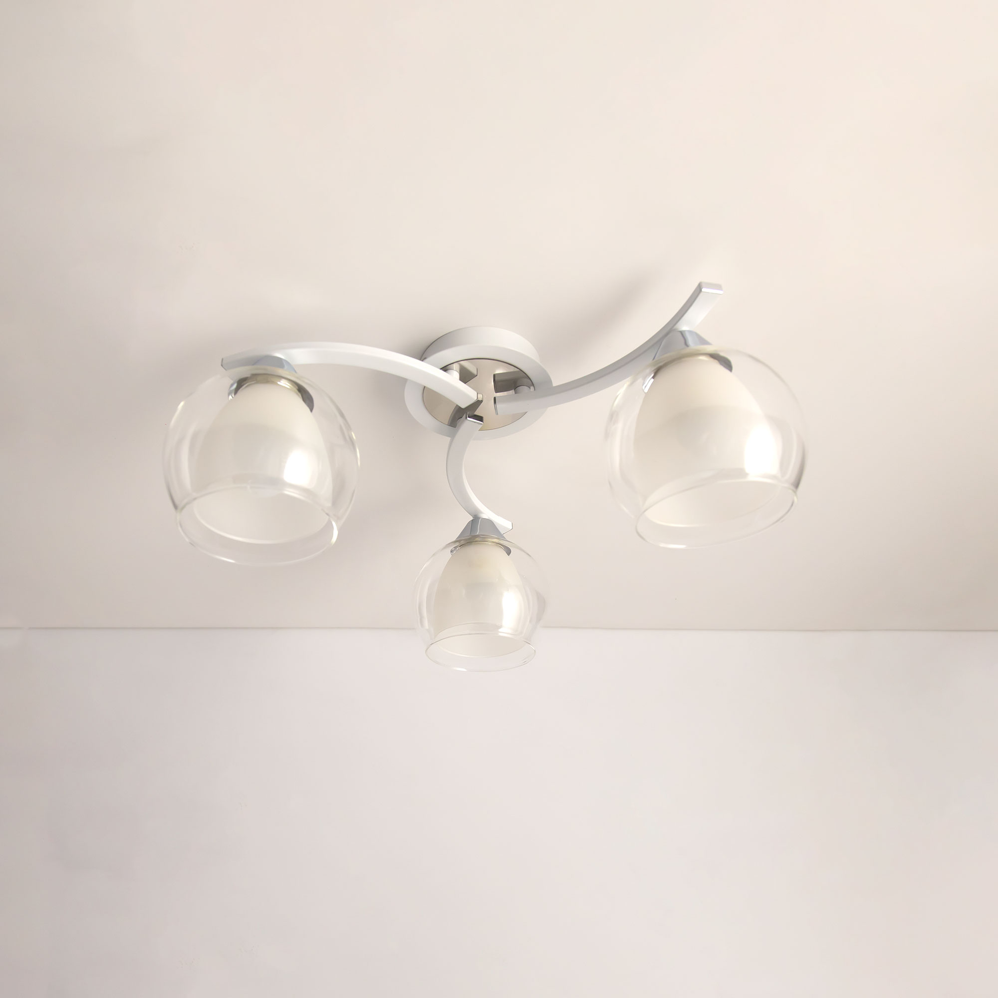 Citilux Кристи CL152130 Люстра потолочная Белая Хром арт. 88448