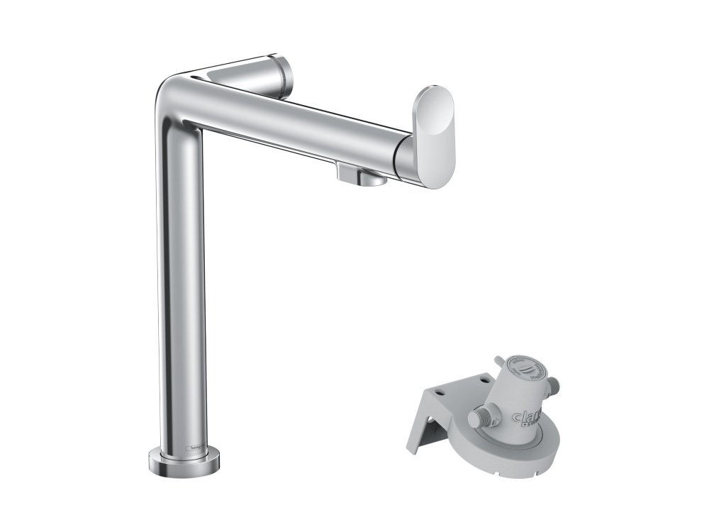 HANSGROHE Aqittura M91 Кухонный смеситель однорычажный, FilterSystem 240, 1jet, хром арт. 40362
