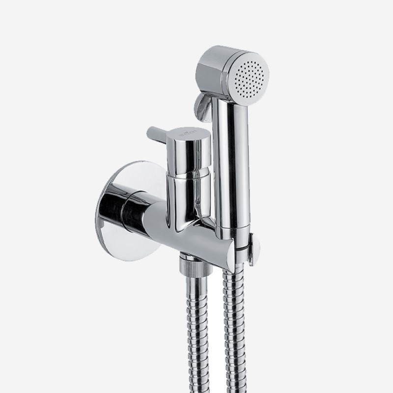 Гигиенический душ со смесителем Webert Elio EL870303015PVC, хром арт. 188954