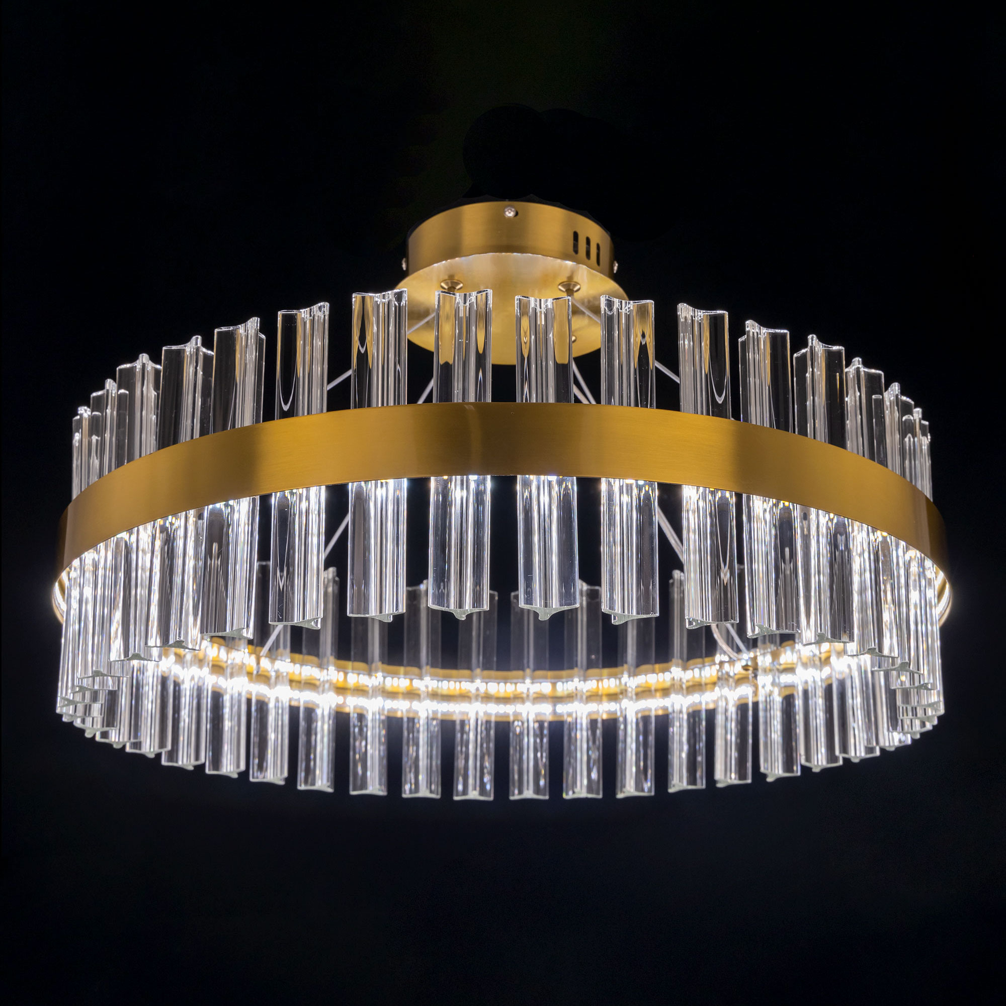 Citilux Рианна CL337053 LED Люстра хрустальная с пультом Бронза арт. 88881