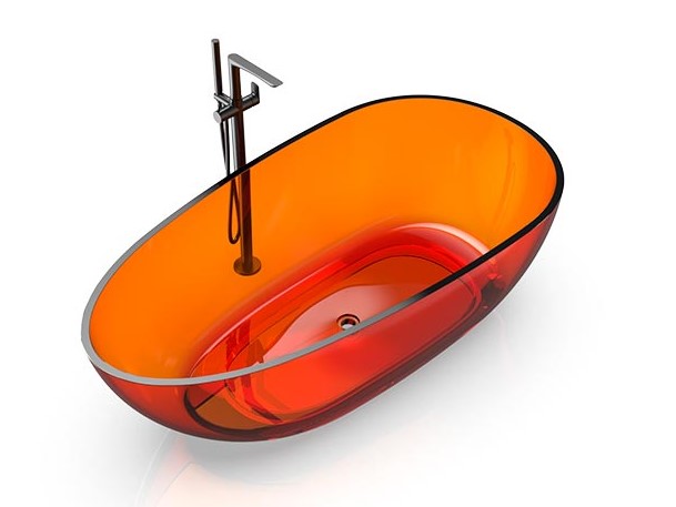 KNIEF EGG Shape Ванна отдельностоящая 170x85x54 см, 60 Citrin/хром арт. 32461