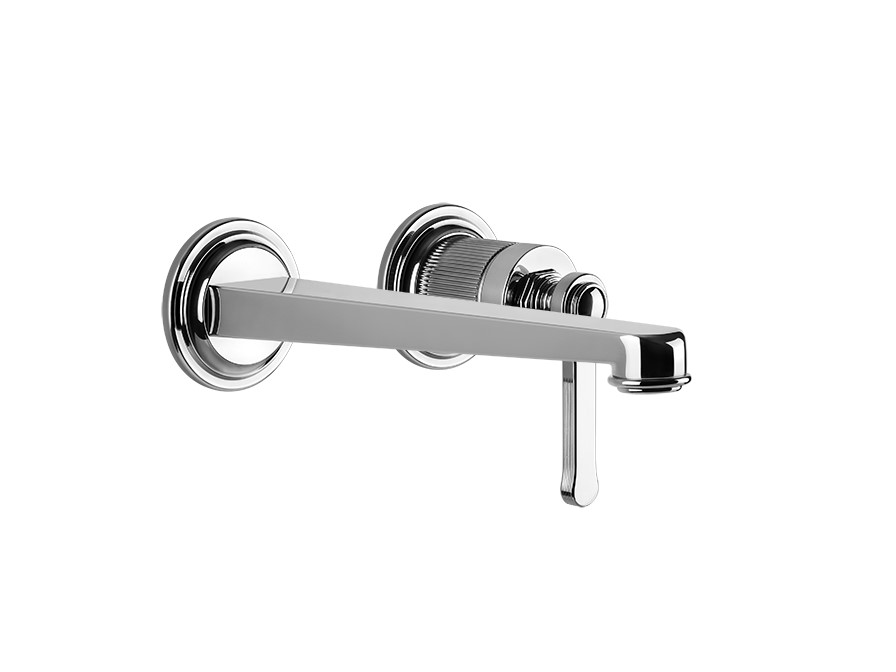 GESSI VENTI20 Bнешняя часть для смесителя из стены с изливом средней длины, Chrome арт. 34857