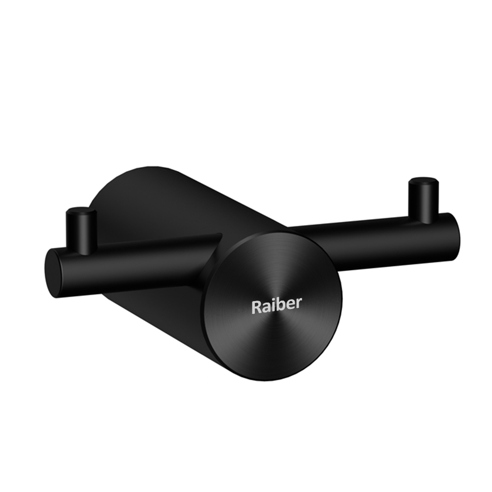 Крючок для ванной Raiber RPB-80005, черный арт. 182709