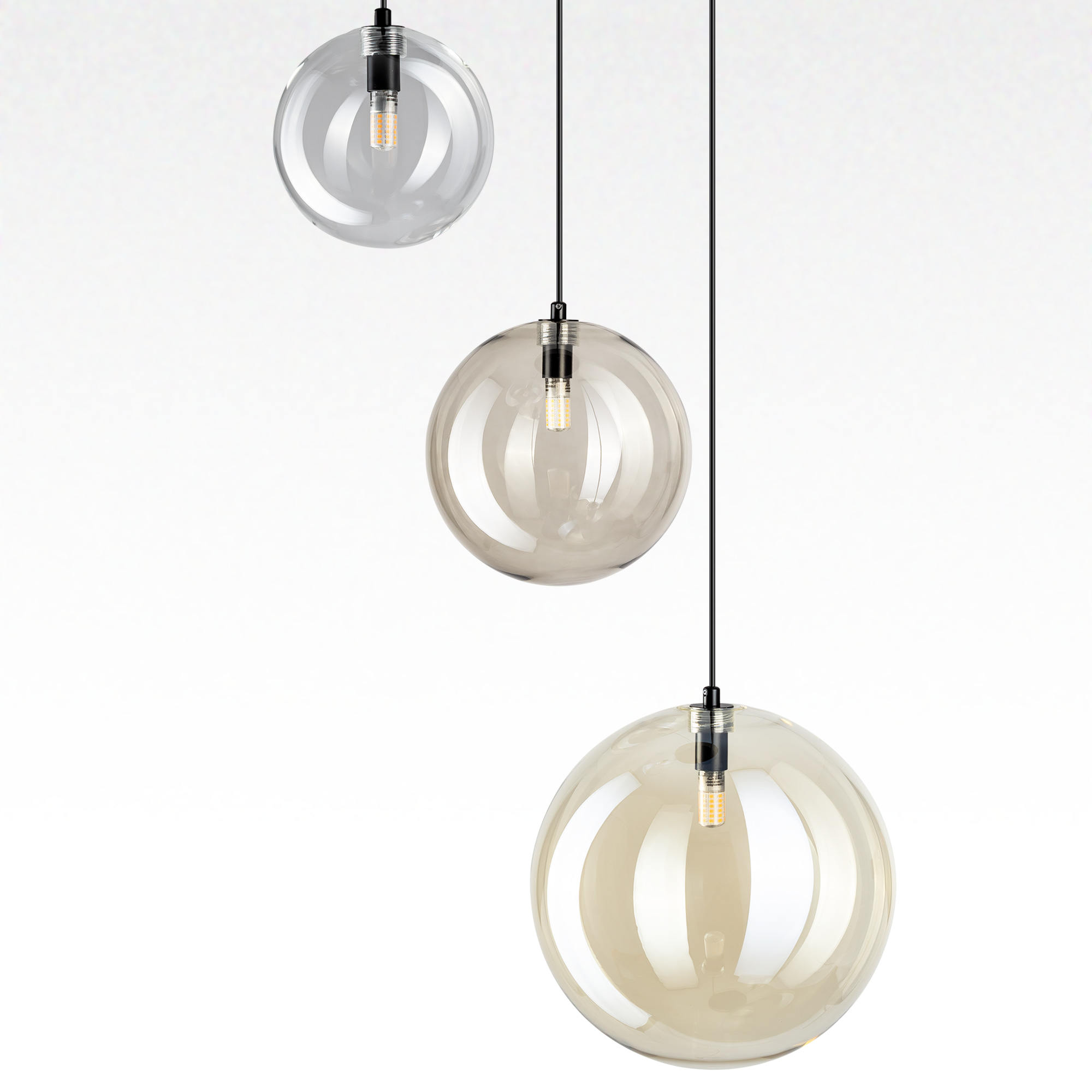 Citilux ORTON CL202133 Люстра каскадная Микс арт. 89585