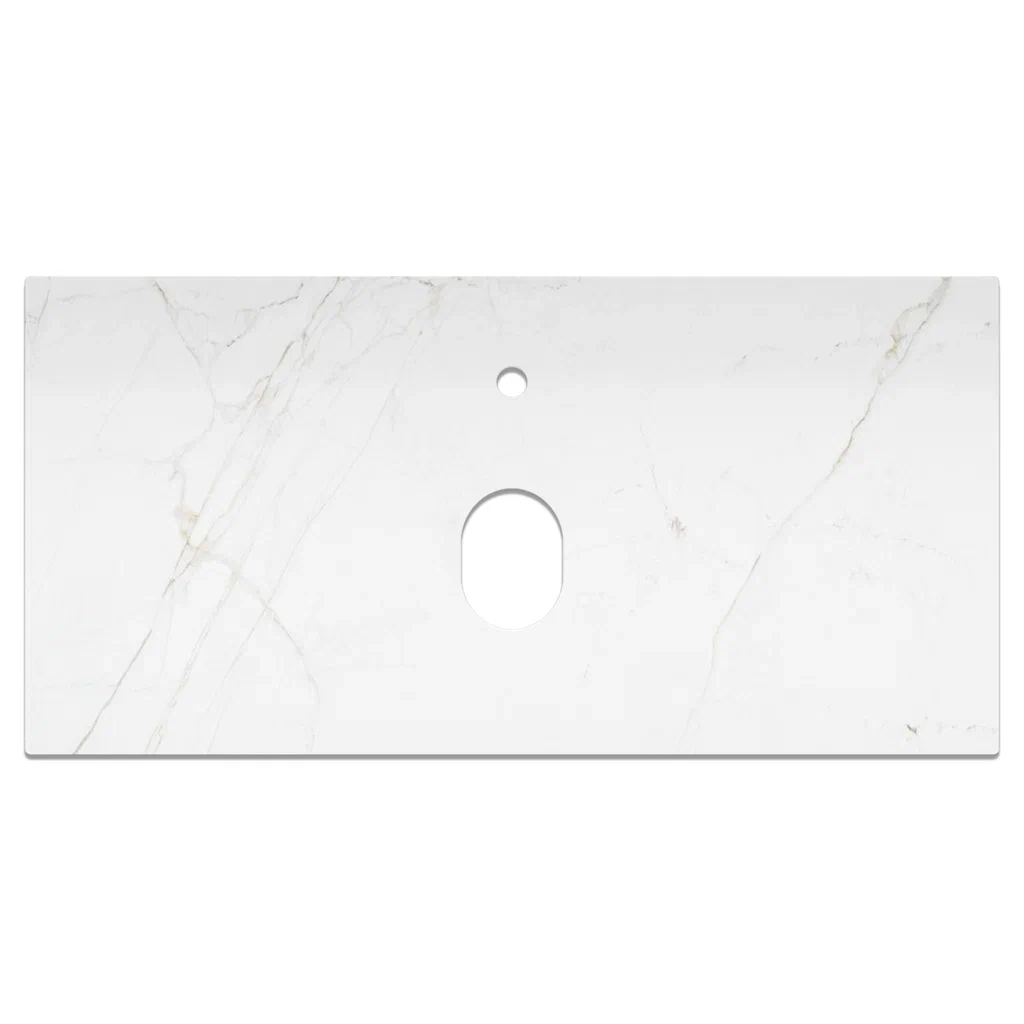 Столешница La Fenice Granite Gray Structural Terra 100 см, белая арт. 183590