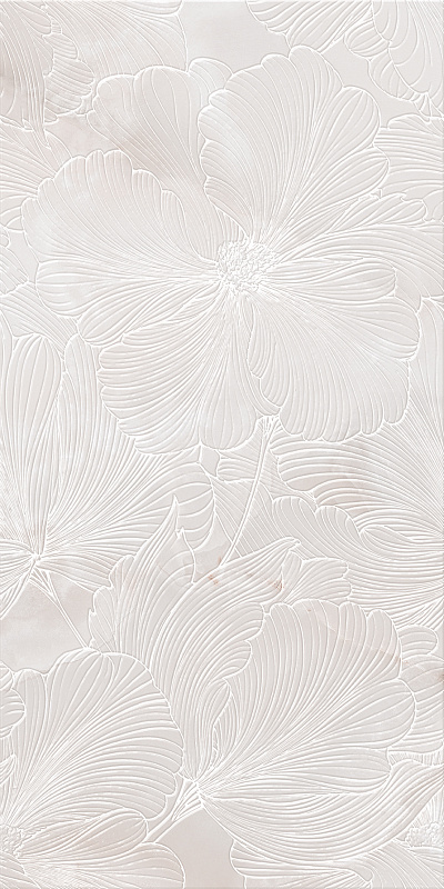 Керамическая плитка Оникс белый цветы / Плитка 31.5*63  Onix blanco fiori 33 9шт/кор арт. 73330