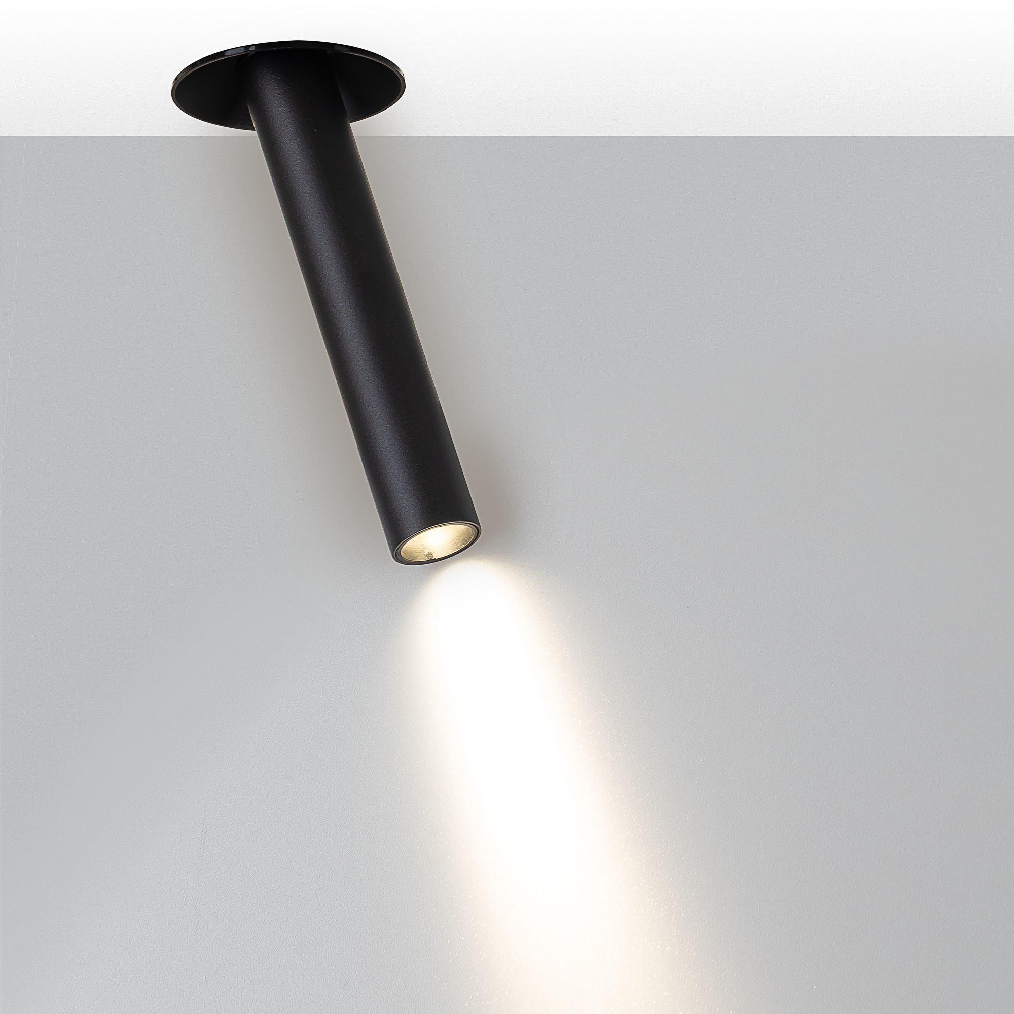 Citilux STEK CL514S01N LED Встраиваемый поворотный спот Чёрный 150мм арт. 203464