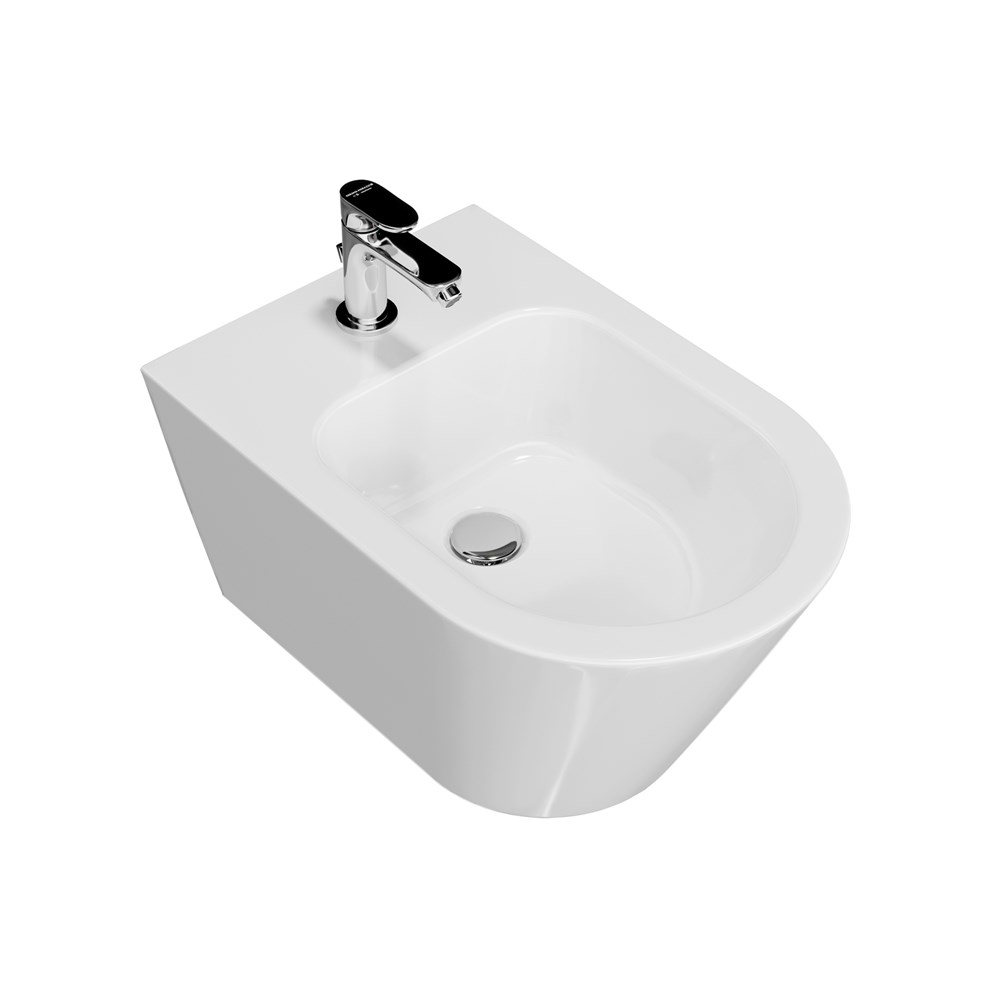 PLM.bidet.02 Биде Plaza Modern/Плаза Модерн подвесное, белый глянцевый арт. 117980