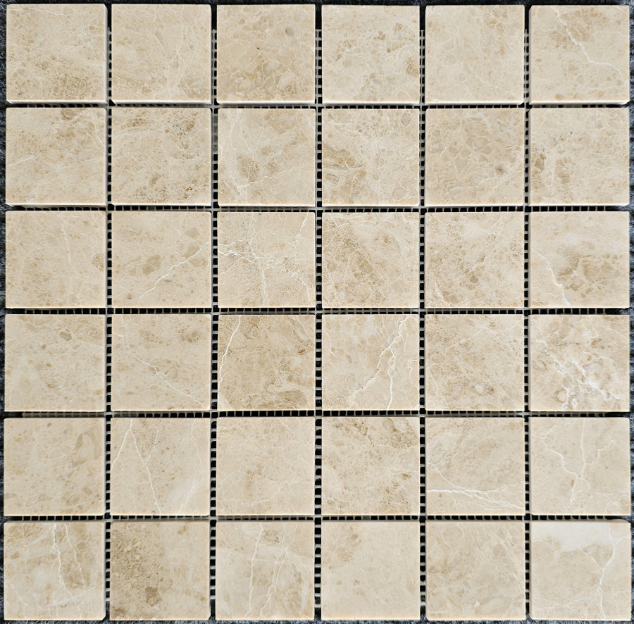 PIX 326 Cappucino, чип 48х48 мм, сетка 305х305х6 мм, Полированная арт. 73879