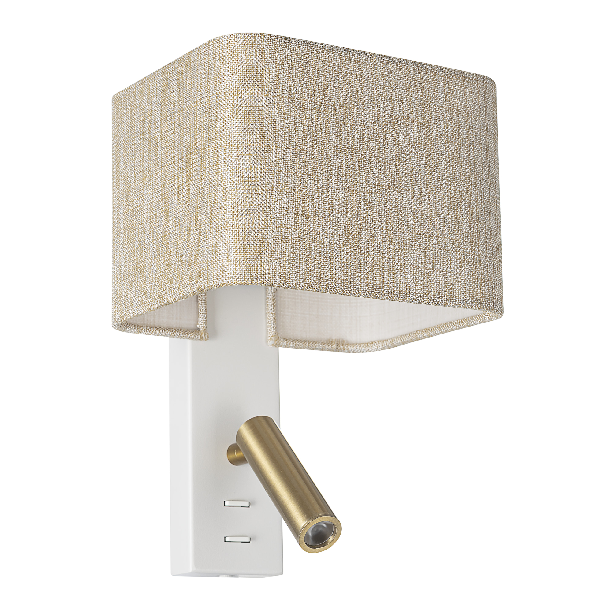Citilux DEKART CL704482 LED Бра с песочным абажуром и выключателем Белое арт. 89711